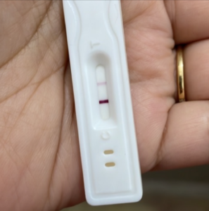 Faint line on pregnancy test