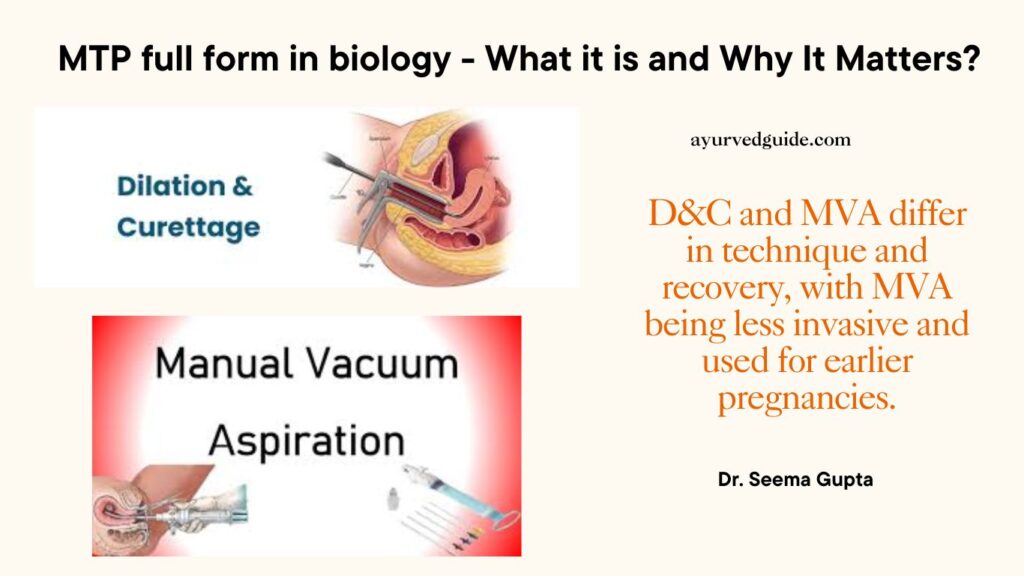 Difference Between D&C and Manual Vacuum Aspiration (MVA)