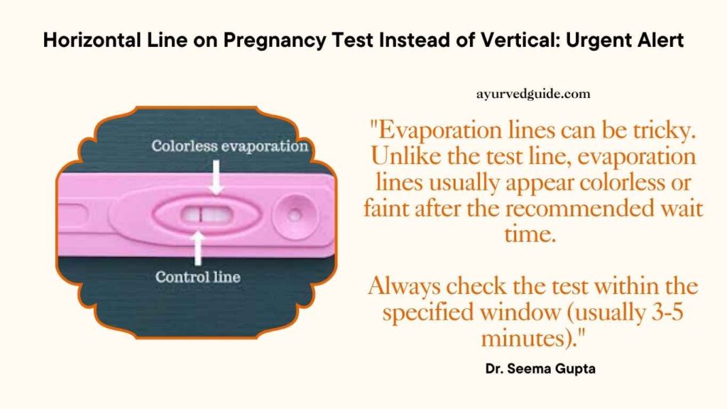 Evaporation Line vs Faint Positive