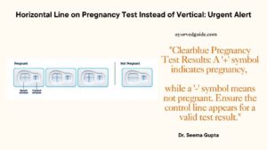 If the vertical line on your Clearblue pregnancy test is darker than the horizontal, it likely indicates a positive result, as the vertical line represents pregnancy. However, ensure you followed the instructions correctly, and confirm the result with another test or consult your doctor for further clarity.