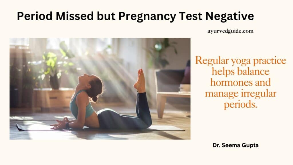 what to do if missed period but negative pregnancy test