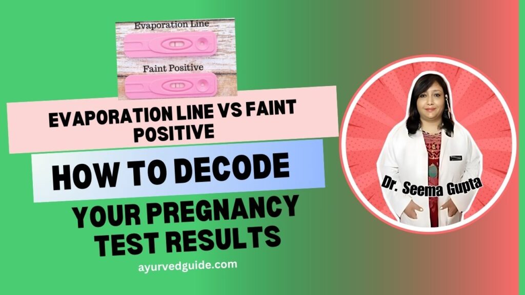 Evaporation Line vs Faint Positive