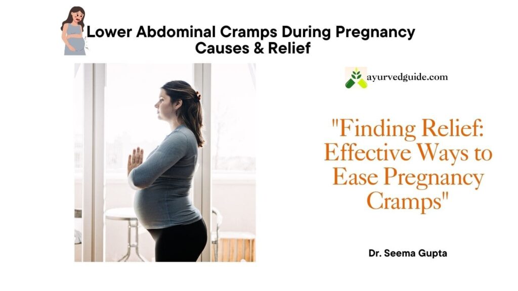 How to relieve pregnancy cramp