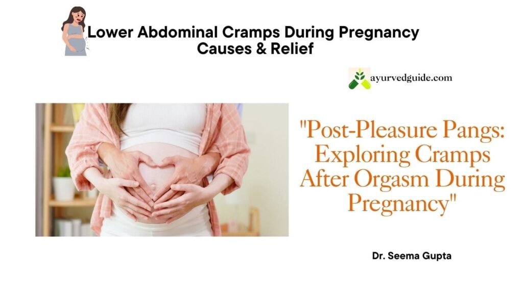 Cramps after orgasm During Pregnancy