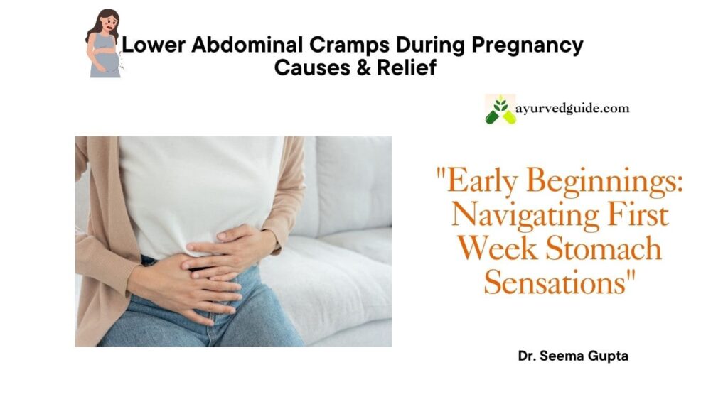 1 Week Pregnant Stomach Pain