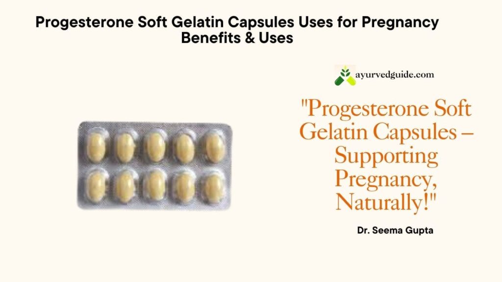 Progesterone Soft Gelatin Capsules Uses for Pregnancy (1)