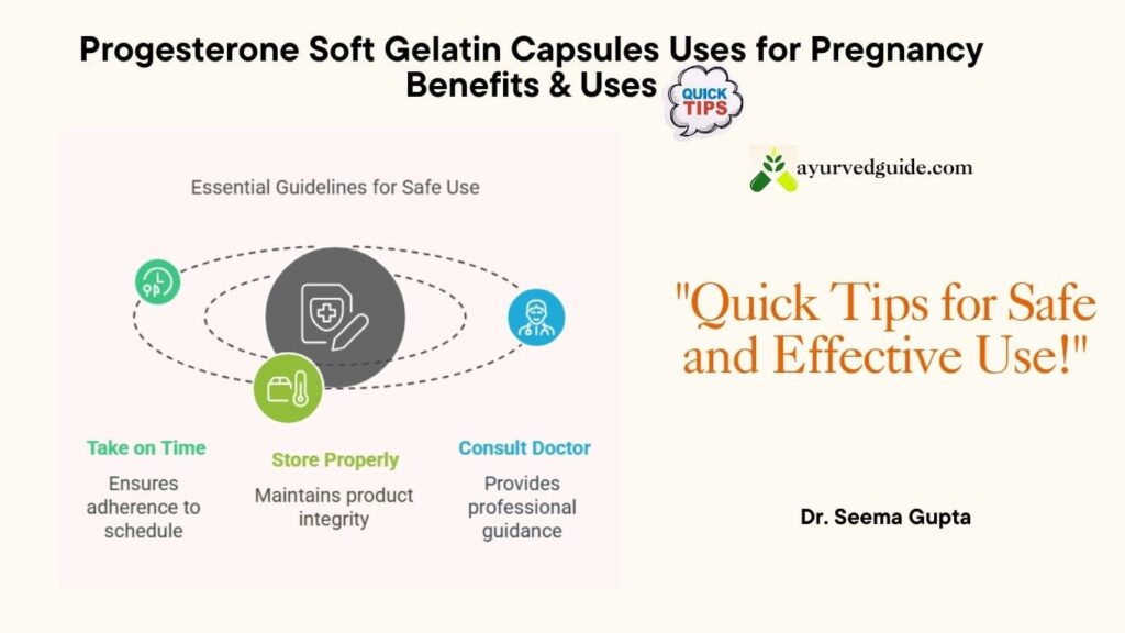 Progesterone Soft Gelatin Capsules Uses for Pregnancy