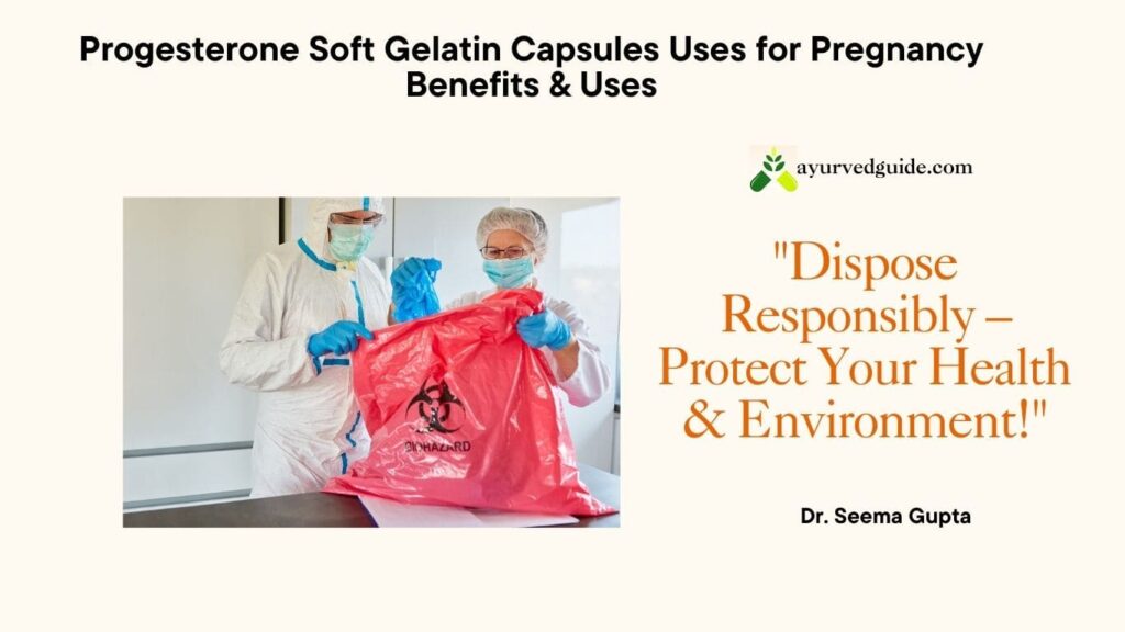 progesterone soft gelatin capsules how to use