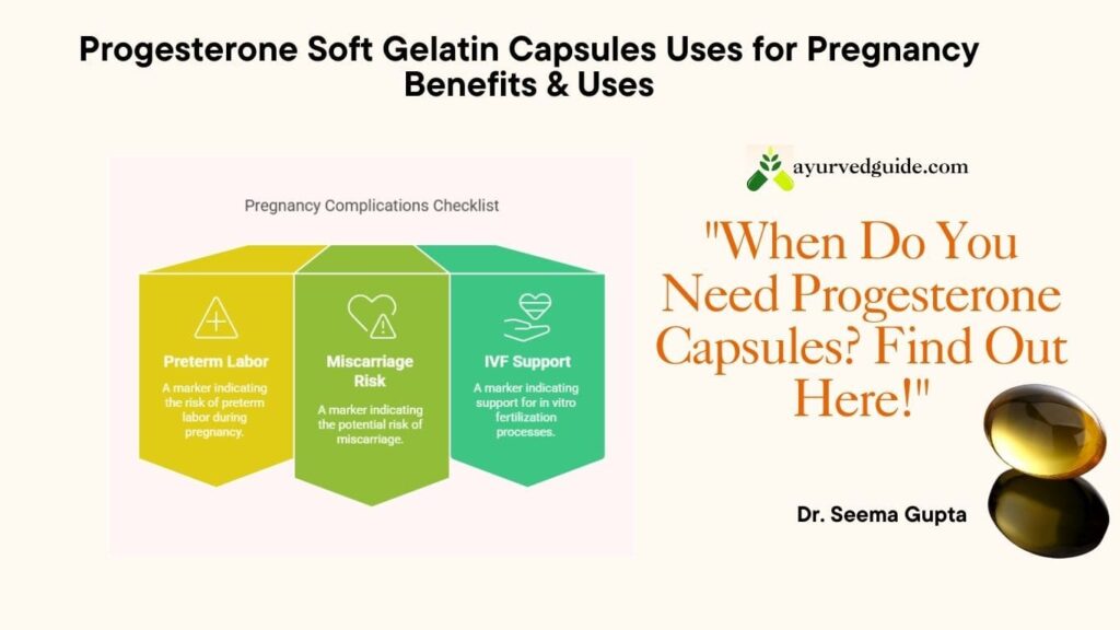 Progesterone Soft Gelatin Capsules Uses for Pregnancy  