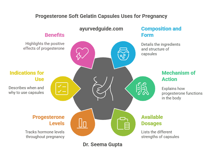 Progesterone Soft Gelatin Capsules Uses for Pregnancy