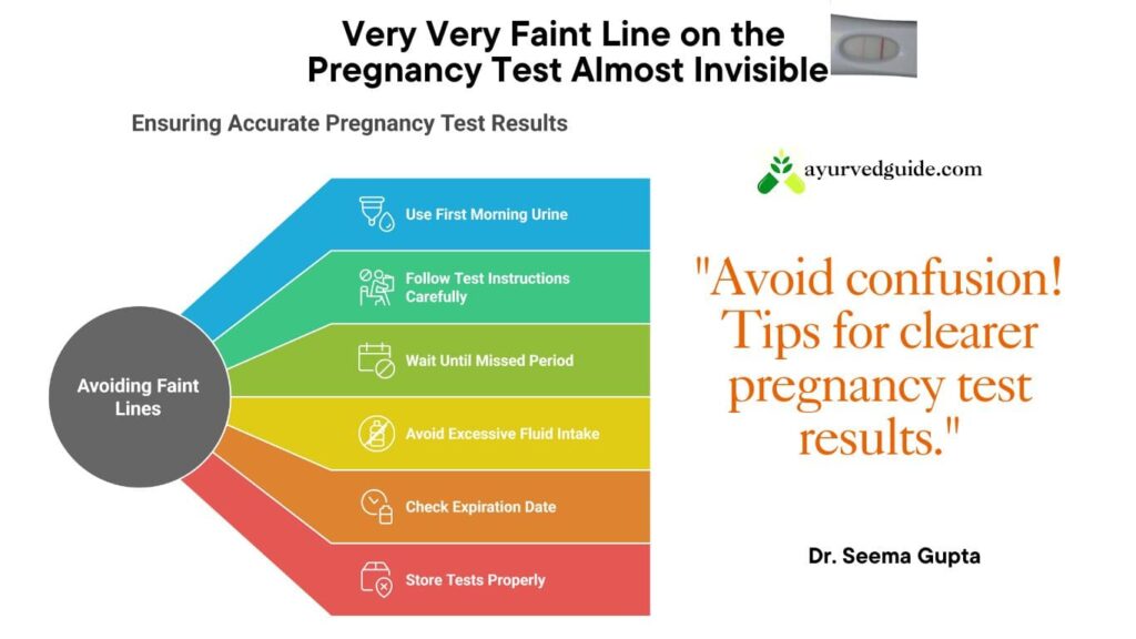 positive pregnancy test with faint lines