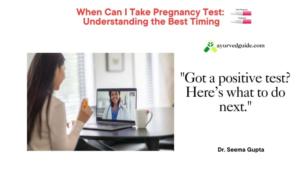 What should I do after getting a positive pregnancy test