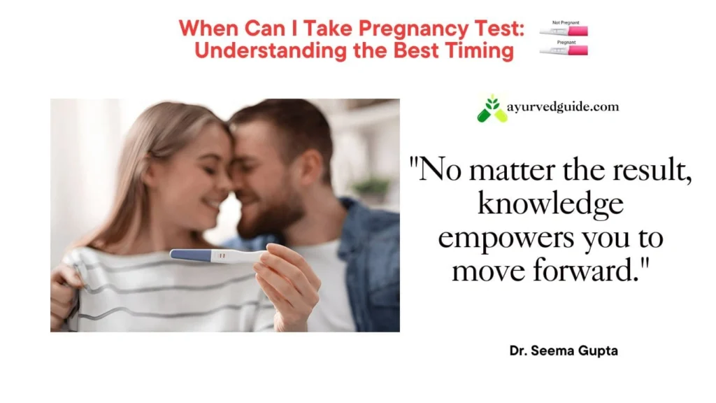 when can i take pregnancy test after missed period