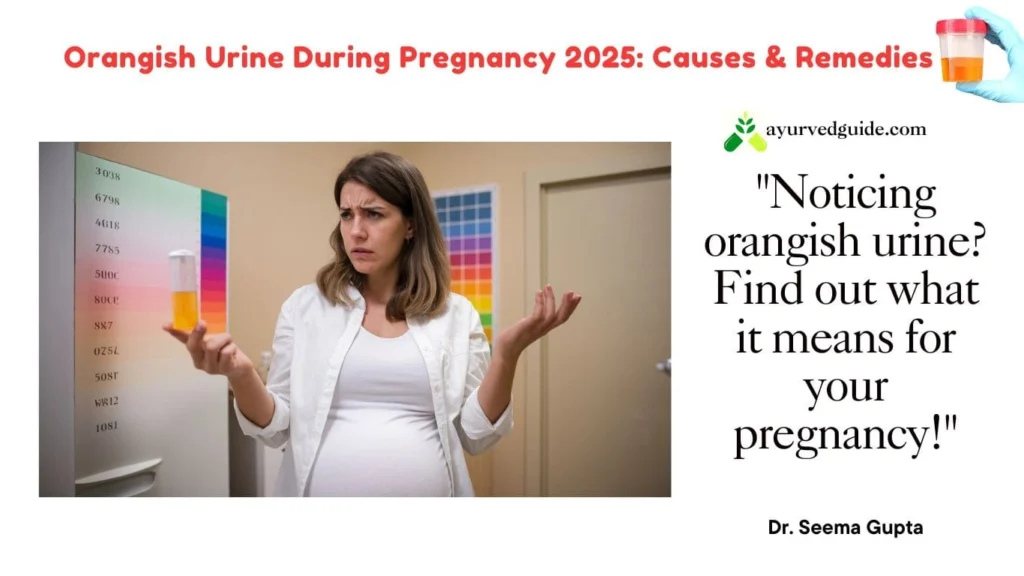 Orangish Urine During Pregnancy