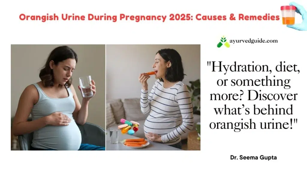 Common Causes of Orangish Urine in Pregnancy