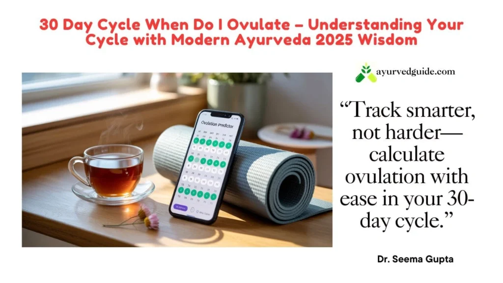 I Have a 30-day cycle. When Do I Ovulate? Common Signs