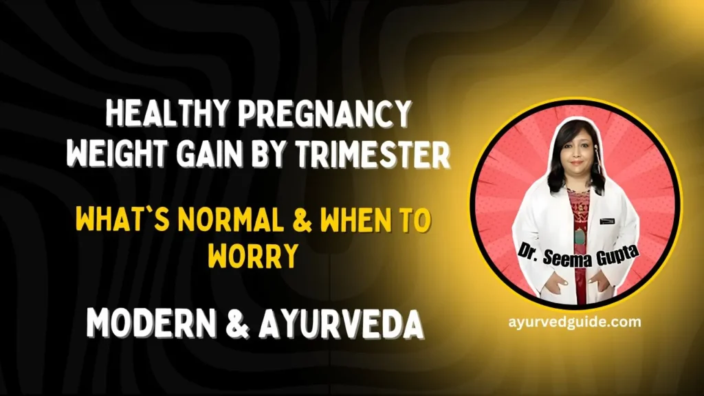 Healthy Pregnancy Weight Gain by Trimester