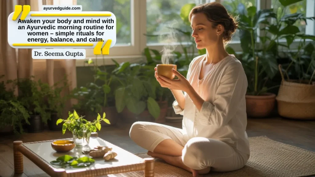Ayurvedic Morning Routine for Women