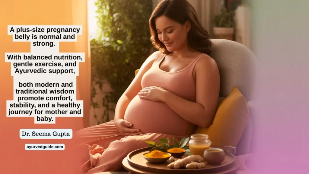 Plus-Size Pregnancy Belly (1)