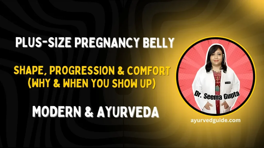 Plus-Size Pregnancy Belly
