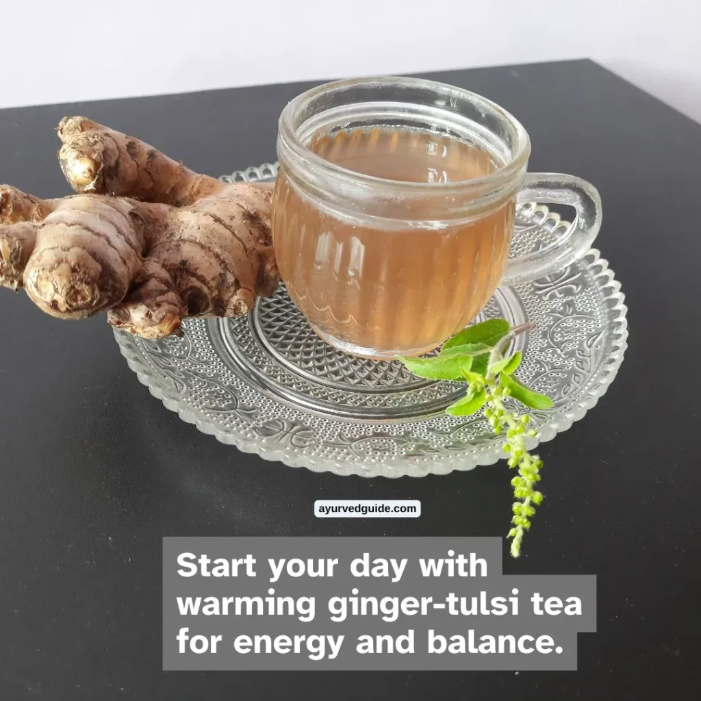 ginger-tulsi tea